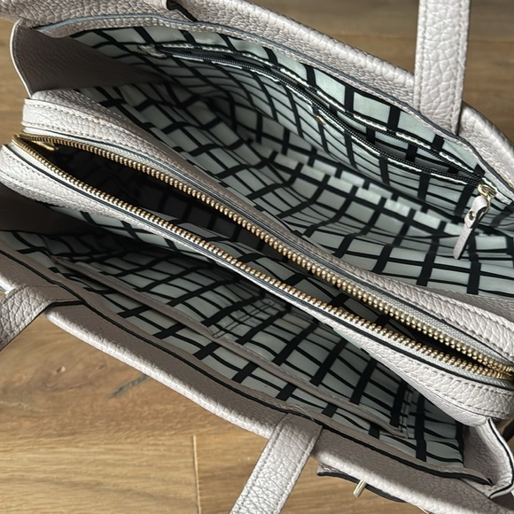 Kate Spade Taupe Leather Tote - Picture 4 of 6